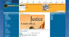 Desktop Screenshot of justiceghana.com